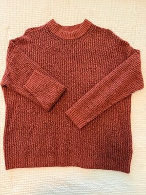 American Eagle Outfitters Women's Crewneck Sweater - Rust